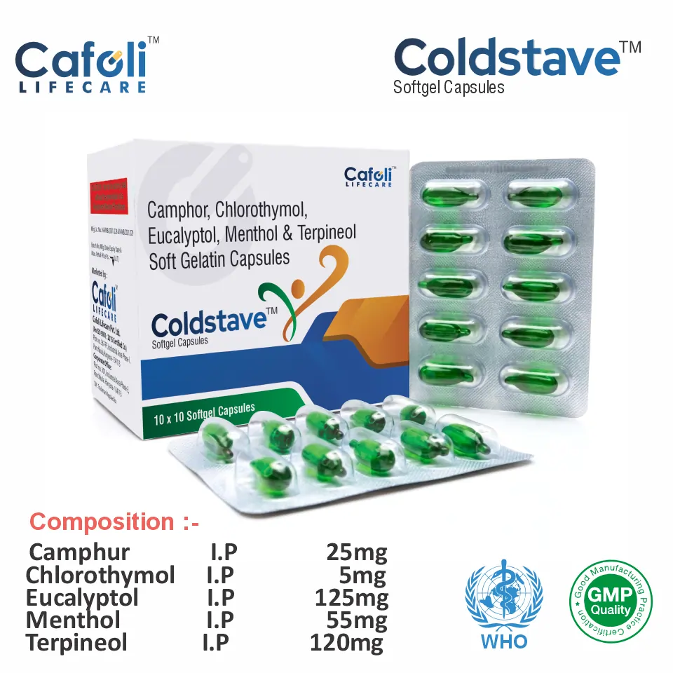 Camphor + Eucalyptol Softgel Capsule PCD Franchise